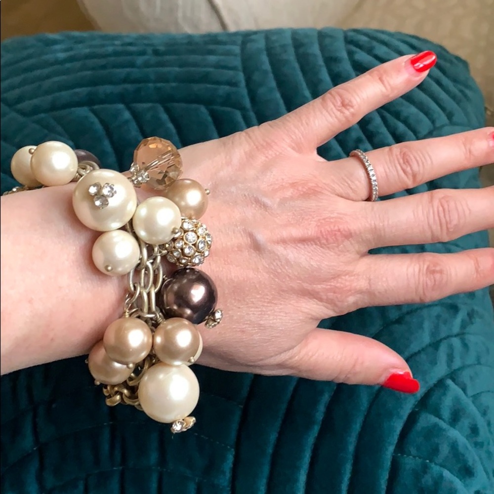 Stella & Dot pearl baubles bracelet